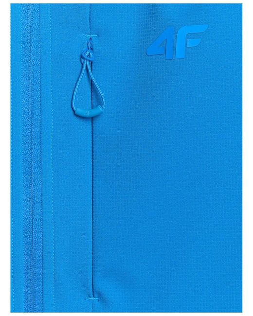 4F Blue Windproof Softshell Jacket Membrane