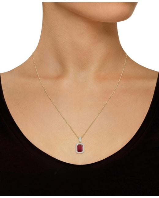 Macy's Multicolor Lab Created Ruby (2 Ct. T.w.