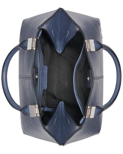 Calvin Klein Blue Granite Convertible Satchel