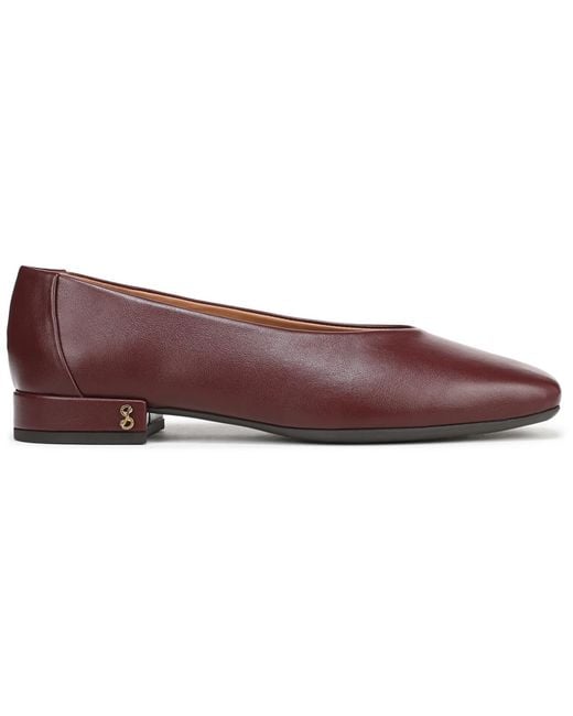 Sam & Libby Brown Gretta Square Toe Ballet Flats