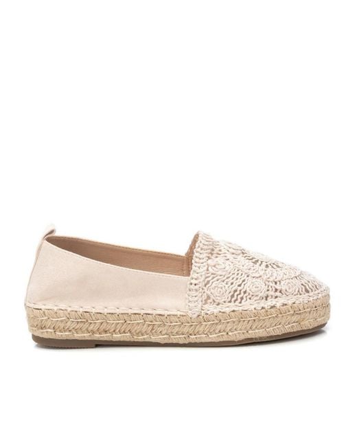 Xti Natural Braided Moccasins