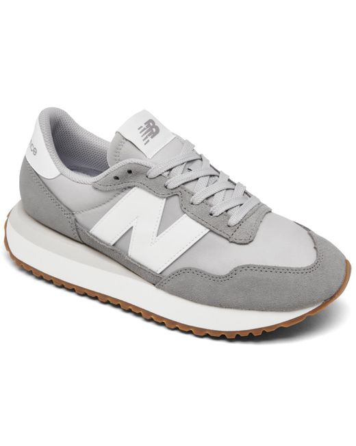 New Balance Gray 237 Casual Sneakers From Finish Line