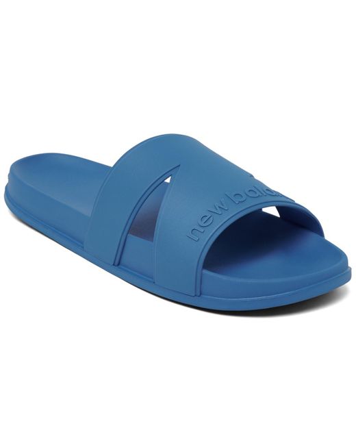 New Balance Blue 200 Slide Sandals From Finish Line for men