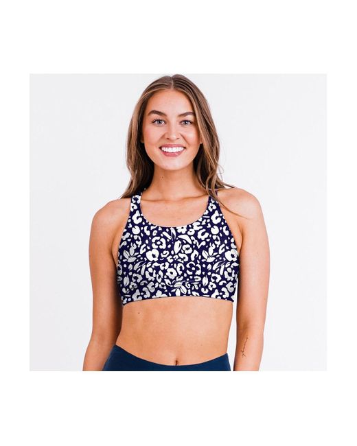 Calypsa Blue Racerback Swim Bra