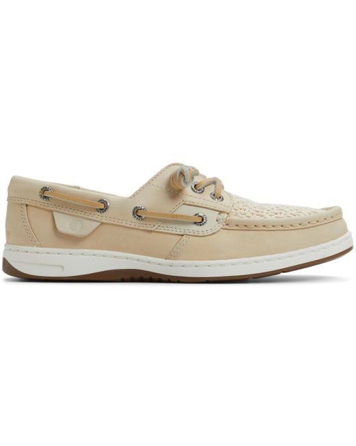Sperry Top-Sider White Rosefish 3-eye Round Toe Boat Shoe