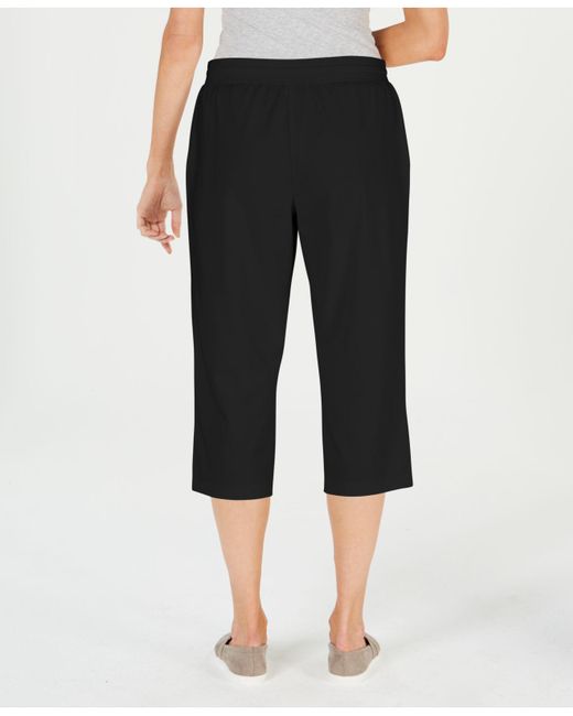 karen scott petite drawstring pants