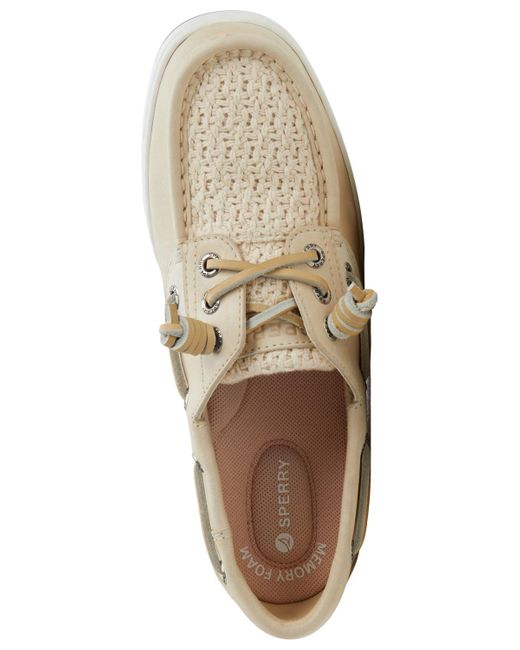 Sperry Top-Sider White Rosefish 3-eye Round Toe Boat Shoe