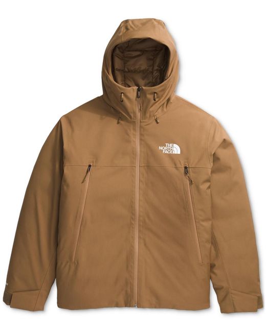 The North Face Brown Mountain Range Logo Down Jacket for men