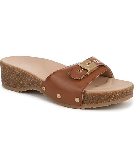Dr. Scholls Brown Original Flex Slide Sandals