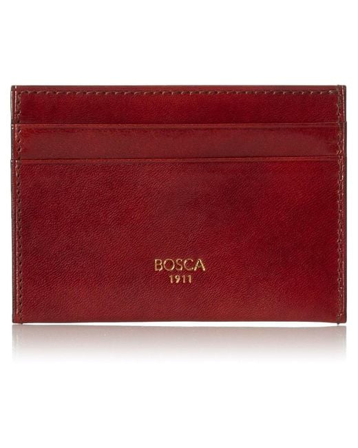 Bosca Red Old Leather Collection for men