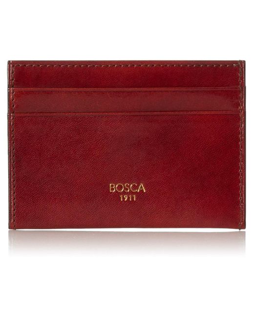 Bosca Red Old Leather Collection for men