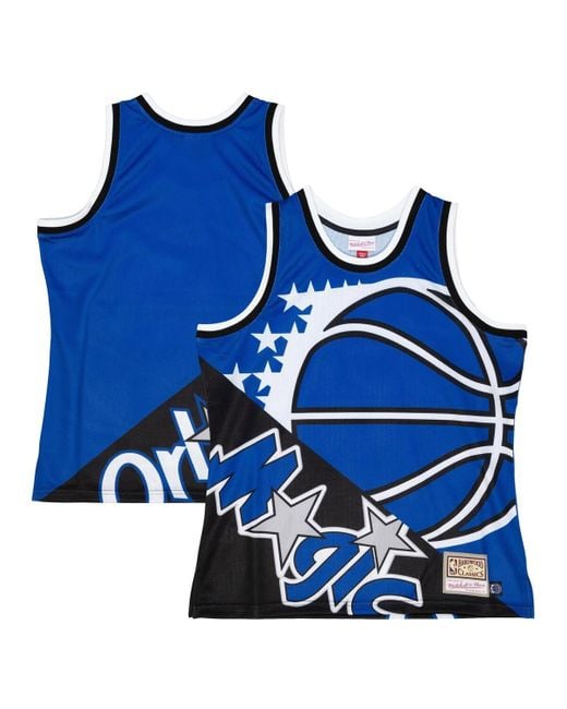 Mitchell & Ness Blue Orlando Magic Big Face 5.0 Fashion Tank Top for men