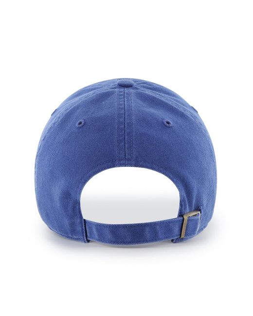 '47 Blue Los Angeles Dodgers Hand Off Clean Up Adjustable Hat for men