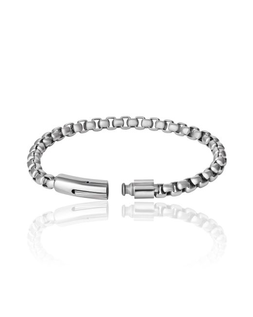 Lucky Brand Metallic Tone Box Chain Bracelet for men