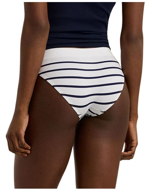 Ralph Lauren Blue Seamless Hipster Bikini Briefs