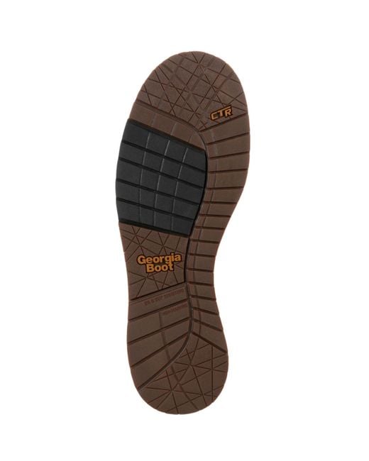 Georgia Boot Brown Amp Lt Wedge Pull On Work Boot