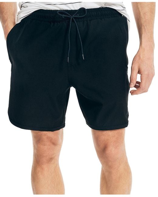 Nautica Synthetic Navtech Shorts in Black for Men | Lyst