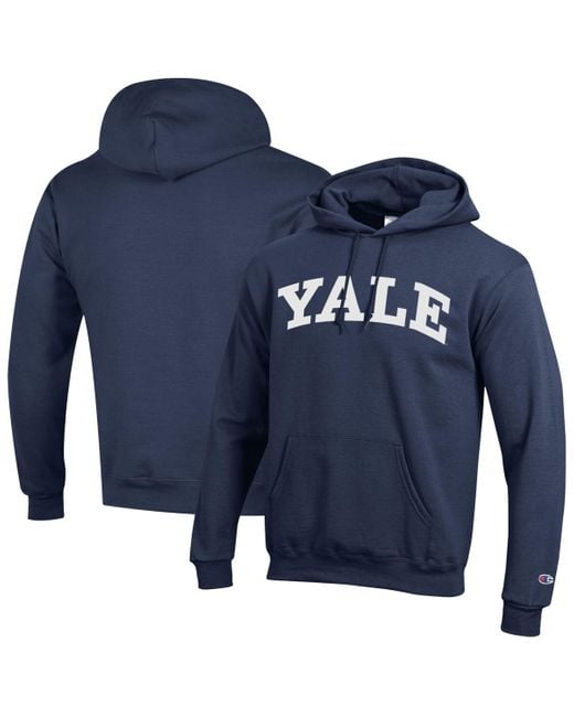 Champion Blue North Carolina Tar Heels Basic Arch Fleece Pullover Hoodie for men