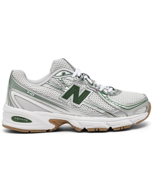 New Balance White 740 Casual Sneakers From Finish Line