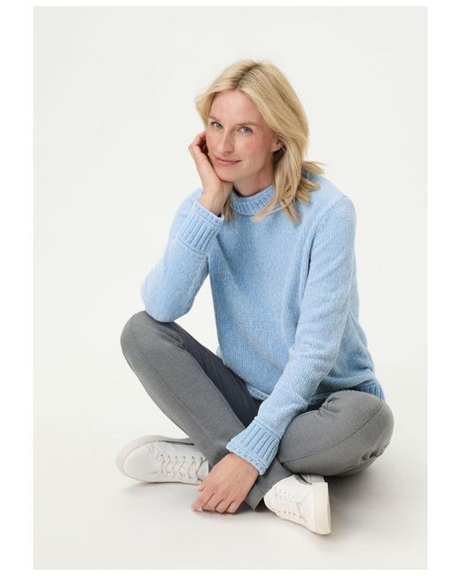 Olsen Blue Chenille Sweater