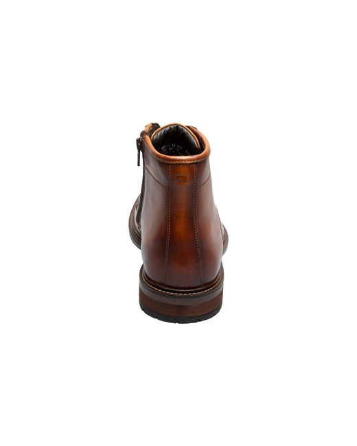 Florsheim Brown Forge Plain Toe Lace Up Boot for men