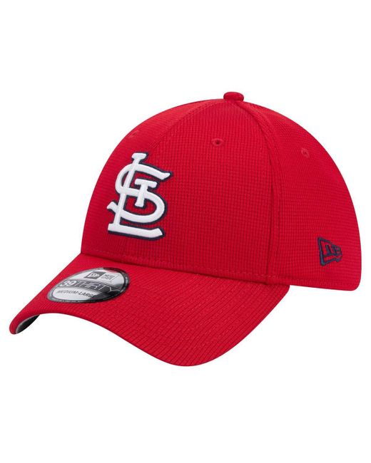 KTZ Red St. Louis Cardinals Active Pivot 39thirty Flex Hat for men