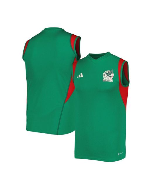 adidas Green Mexico National Team Sleeveless Training Jersey for Men | Lyst