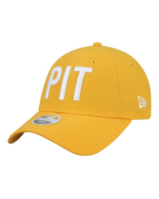 KTZ Gold Pittsburgh Steelers Hometown 9twenty Adjustable Hat in Yellow |  Lyst