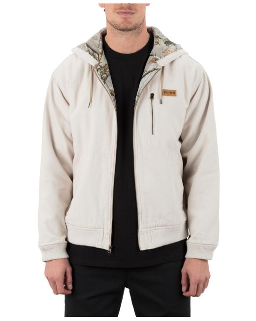 Hurley White Shapers Canvas Jacket for men