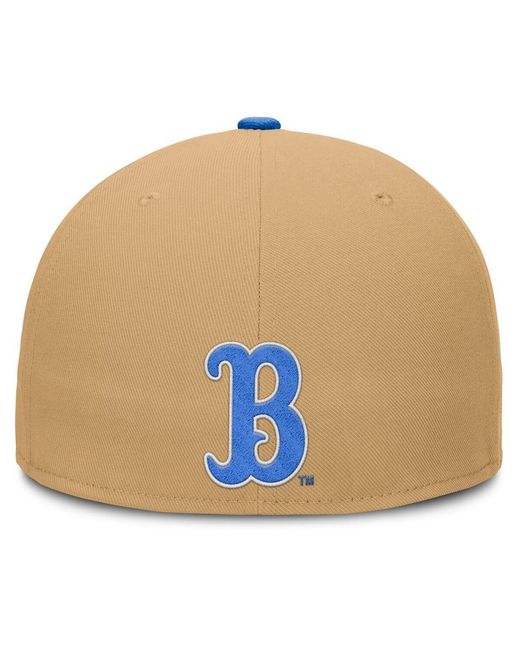 Nike Natural Ucla Bruins True Primetime Performance Fitted Hat for men