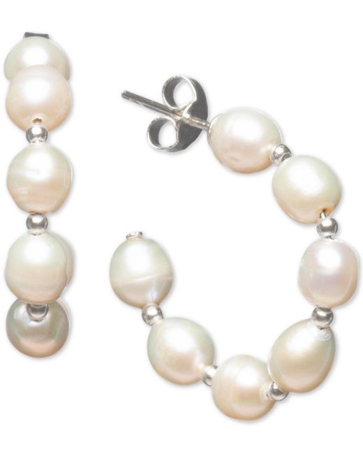 Macy's White Cultured Freshwater Baroque Pearl (5- 5-1/2mm