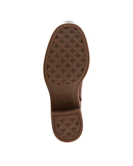 Aerosoles Brown Garie Midcalf Block Heel Booties