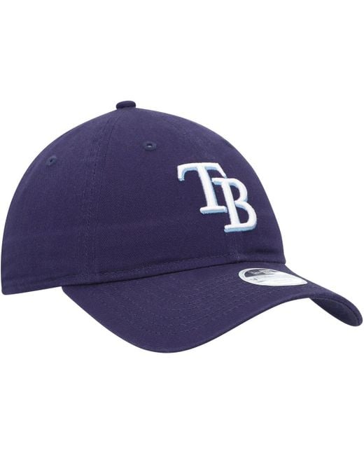 KTZ Blue Tampa Bay Rays Team Logo Core Classic 9twenty Adjustable Hat