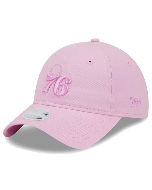 KTZ Pink Philadelphia 76ers Colorpack Tonal 9twenty Adjustable Hat