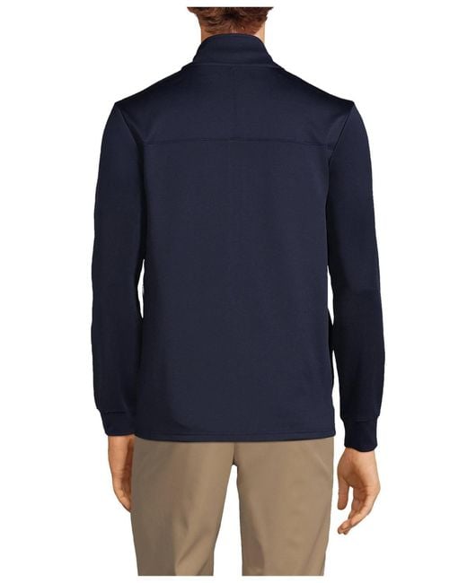 Lands' End Blue Active Performance Full Zip Jacket for men