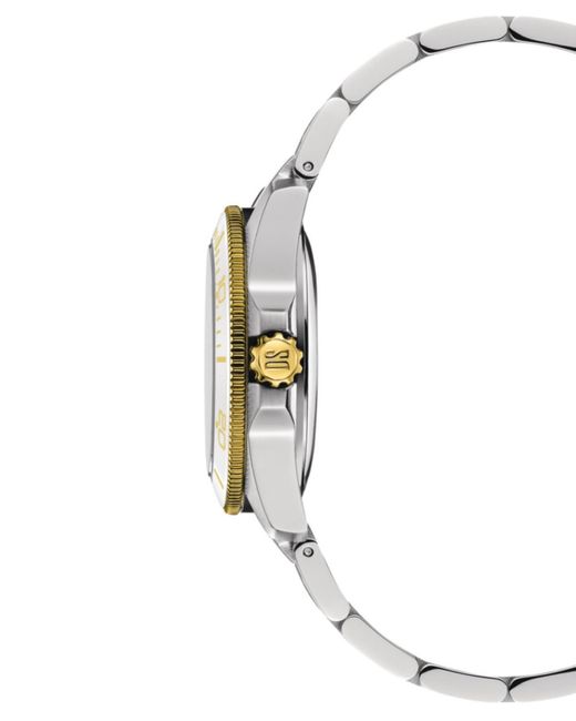 Certina Metallic Swiss Automatic Ds Action Lady Diamond Accent Two-tone Stainless Steel Bracelet Watch 35mm