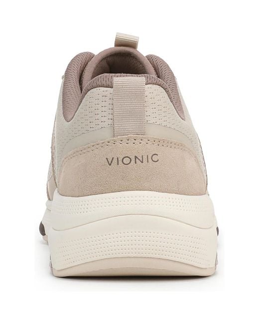 Vionic White Walk Strider Knit Walking Shoes for men