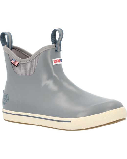 XtraTuf Blue Ankle Deck Boot Pro for men