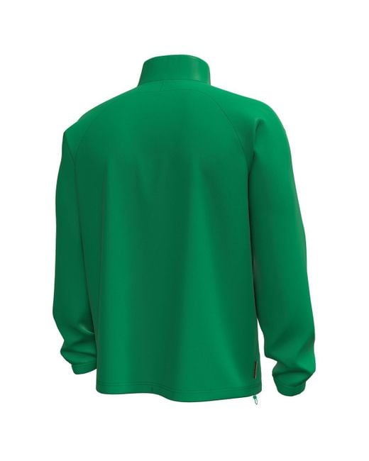 Under Armour Green Notre Dame Fighting Irish Unstoppable Woven Anorak Storm Tech Half-zip Jacket for men