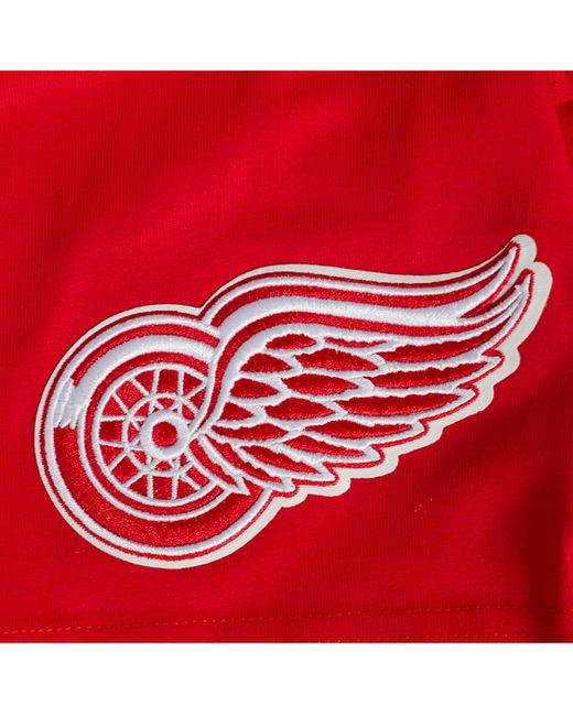 Pro Standard Red Detroit Wings Turn It Up T-shirt for men