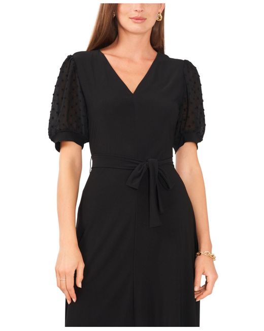 Msk black outlet dress