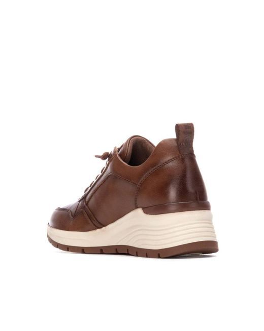 Xti Brown Casual Sneakers Refresh Collection By