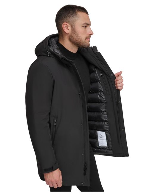 Men's hooded stadium coat hotsell