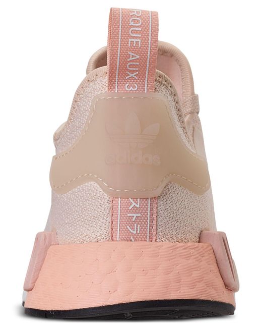 adidas Nmd R1 Casual Sneakers From Finish Line in Pink | Lyst