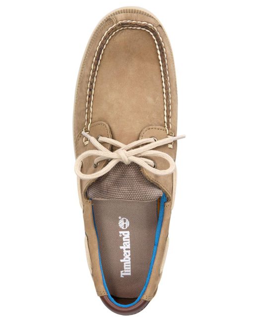 timberland piper cove leather boat shoe