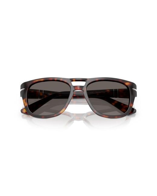 Persol Brown Square Sunglasses