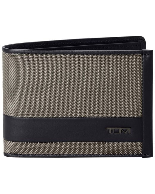 Tumi Black Double-sided Bifold Wallet for men