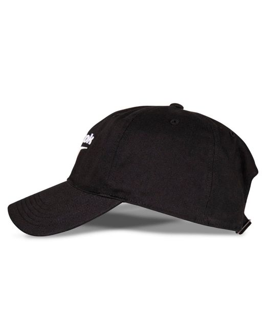 Reebok Black Twill Logo Cap for men