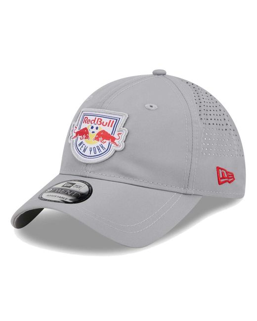 KTZ Gray New York Red Bulls Active 9twenty Adjustable Hat for men