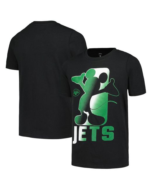 Outerstuff Green Big Boys And Girls New York Jets Disney Cross Fade T-shirt for men